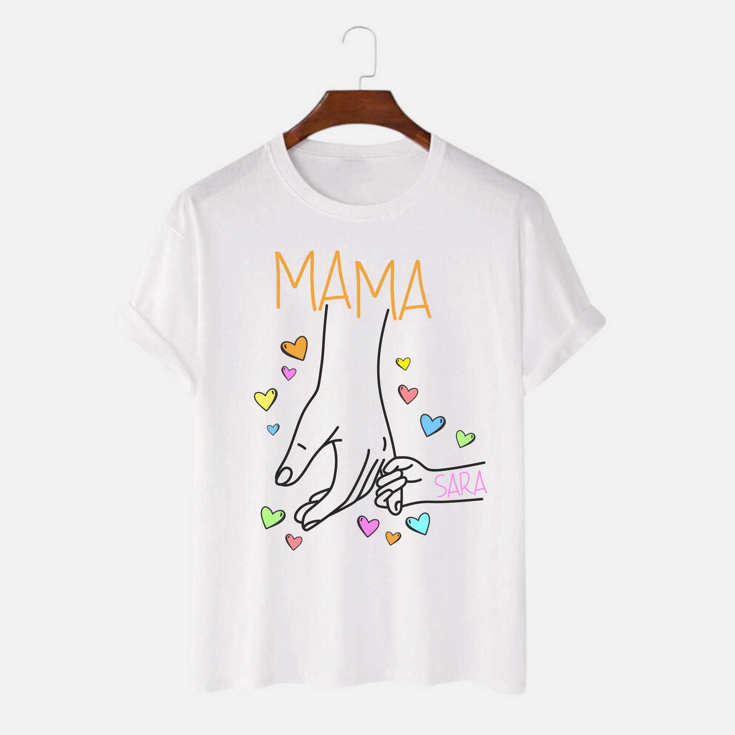 Personalizovana Majica za mamu - Mamine ruke sa imenima dece