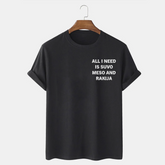 Muška majica - All i need is suvo meso and rakija