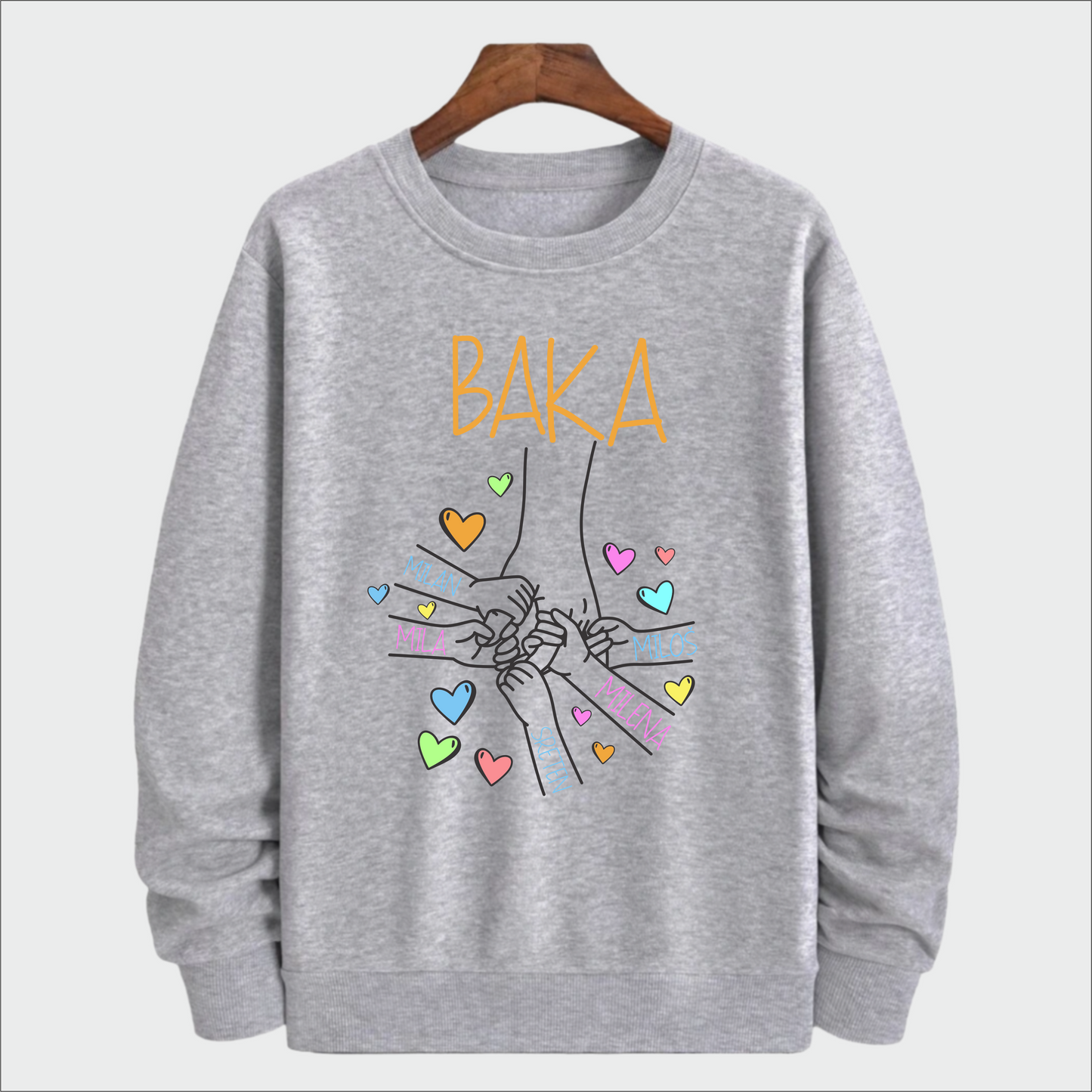 Duks Baka i unuci – personalizovani poklon sa imenima dece (do 8 imena)