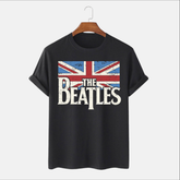 Majica - The Beatles Distressed British Flag