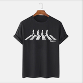 Majica - The Beatles Distressed Abbey Road Silhouette