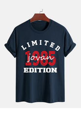 personalizovana majica limited edition sa imenom i godinom rođenja