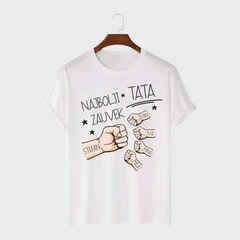 Majica Najbolji Tata Zauvek – Personalizovana sa imenima dece | Savršen poklon za tatu