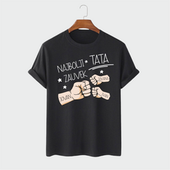 Majica Najbolji Tata Zauvek – Personalizovana sa imenima dece | Savršen poklon za tatu