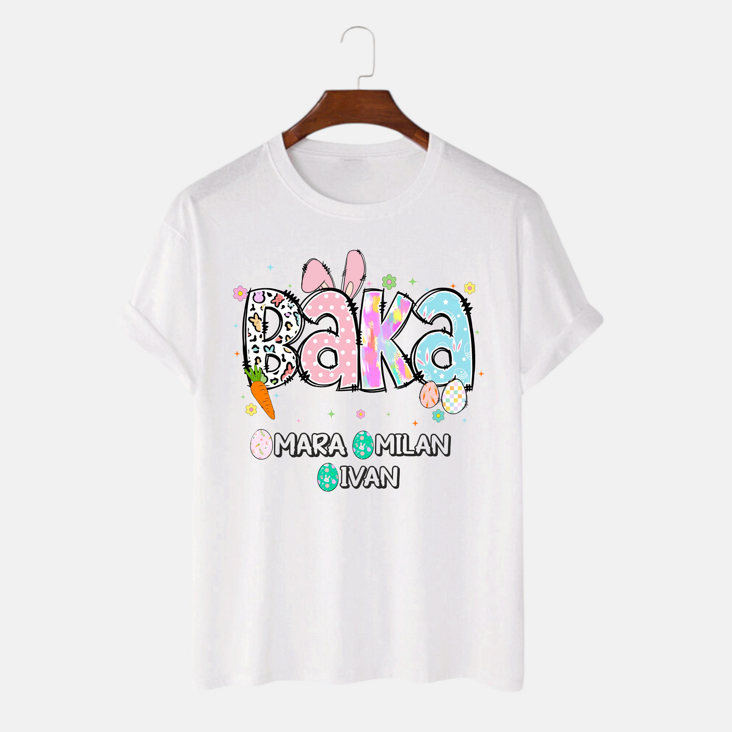 Majica - Baka jaja sa imenima dece
