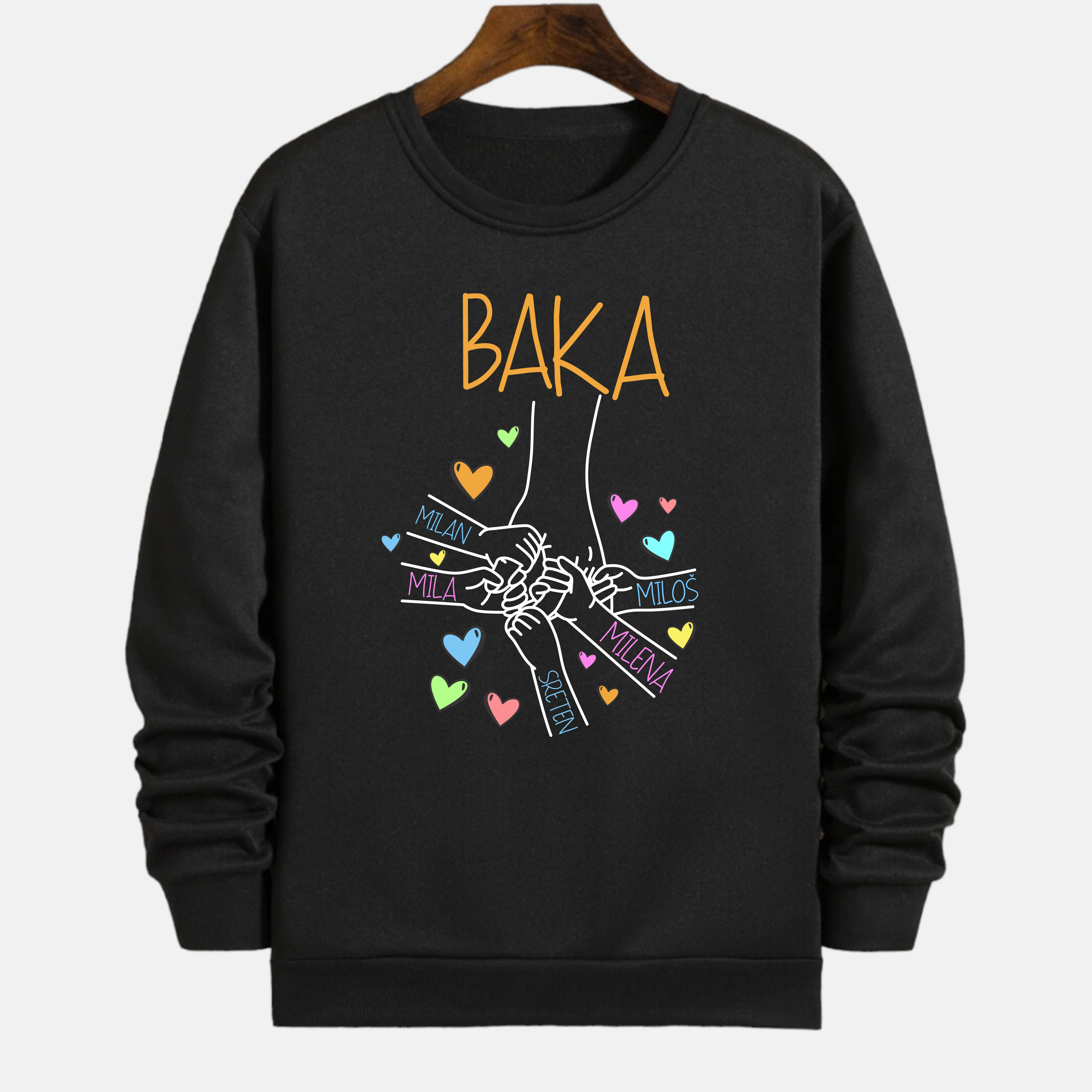 Duks Baka i unuci – personalizovani poklon sa imenima dece (do 8 imena)