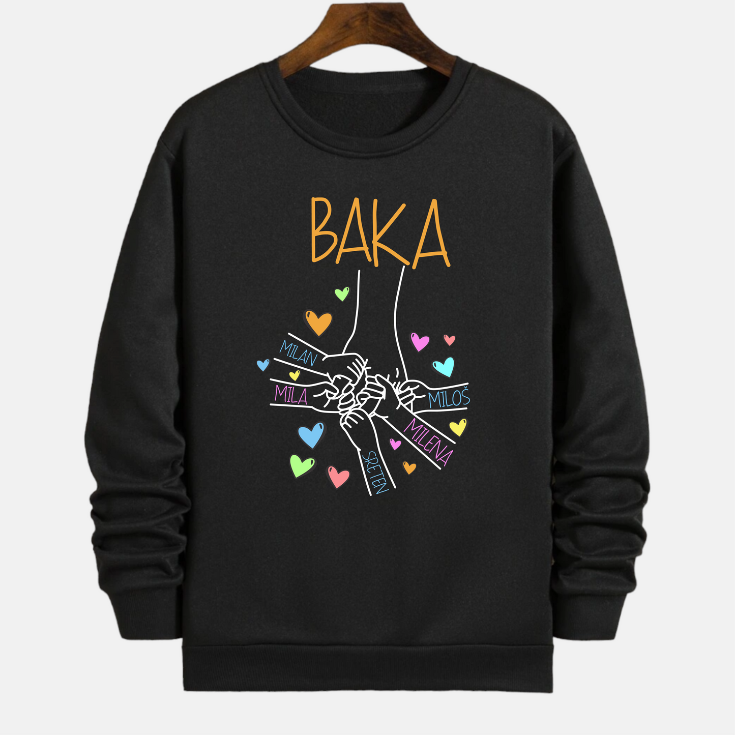 Duks Baka i unuci – personalizovani poklon sa imenima dece (do 8 imena)