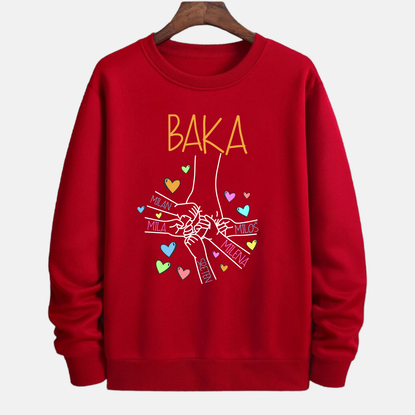 Duks Baka i unuci – personalizovani poklon sa imenima dece (do 8 imena)