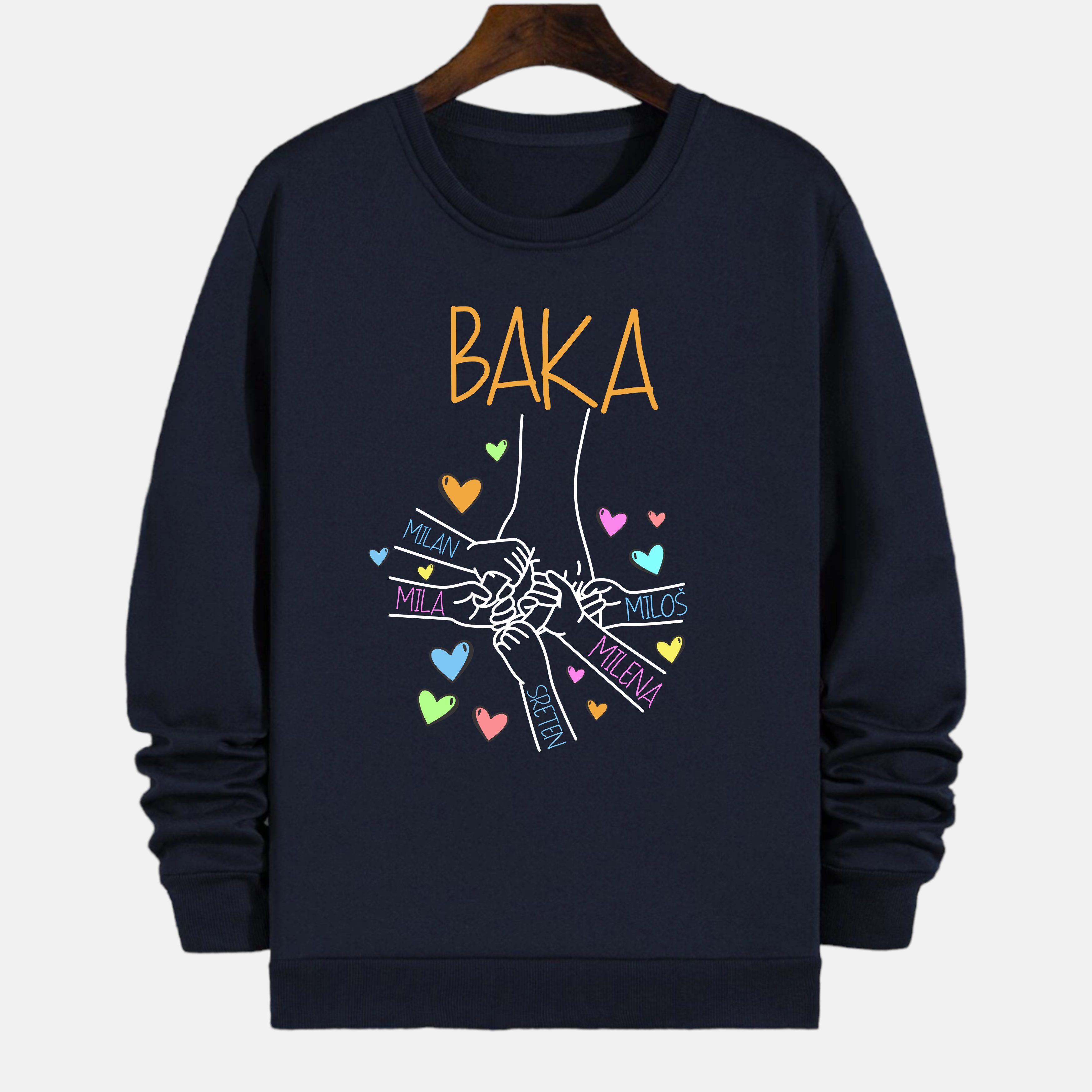 Duks Baka i unuci – personalizovani poklon sa imenima dece (do 8 imena)