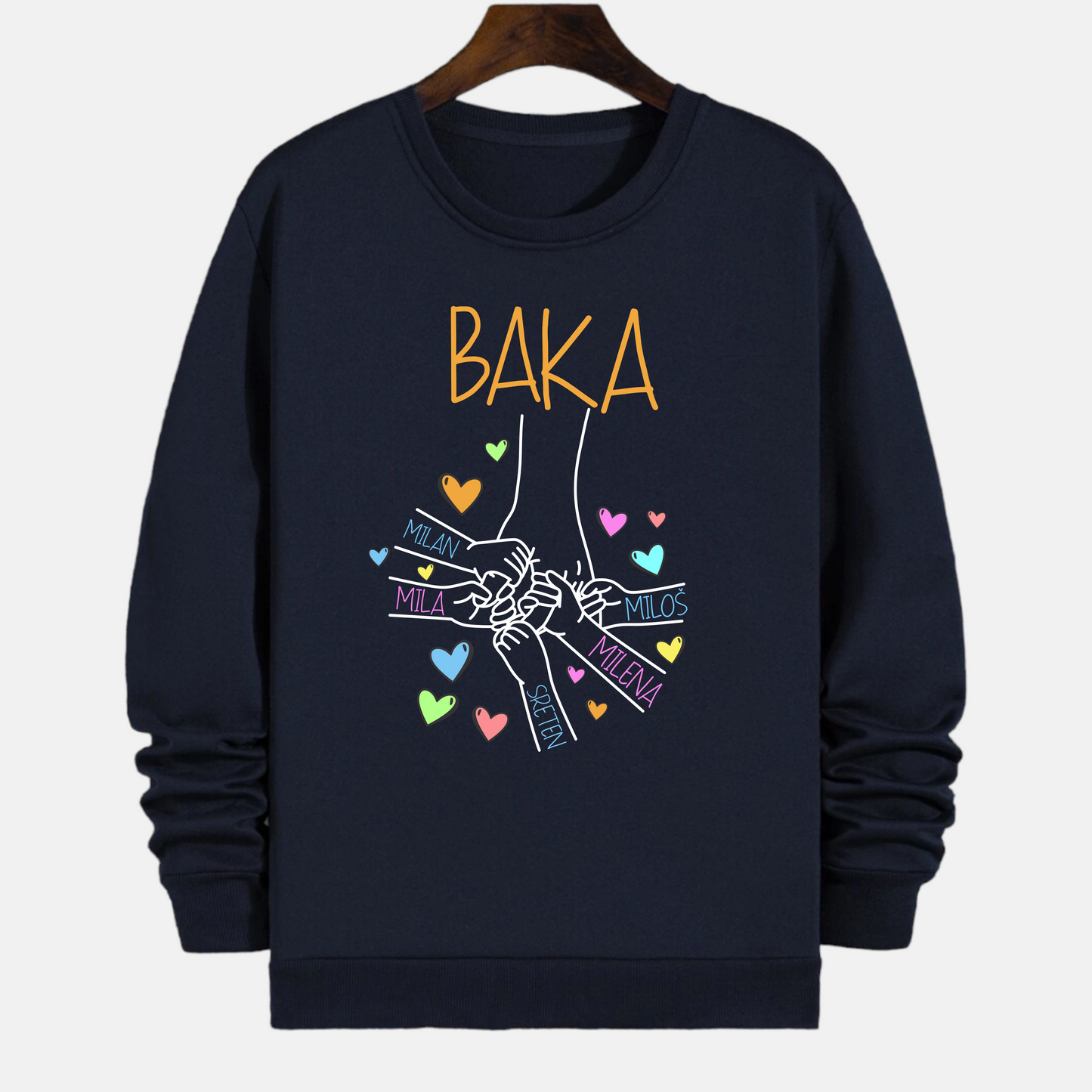 Duks Baka i unuci – personalizovani poklon sa imenima dece (do 8 imena)