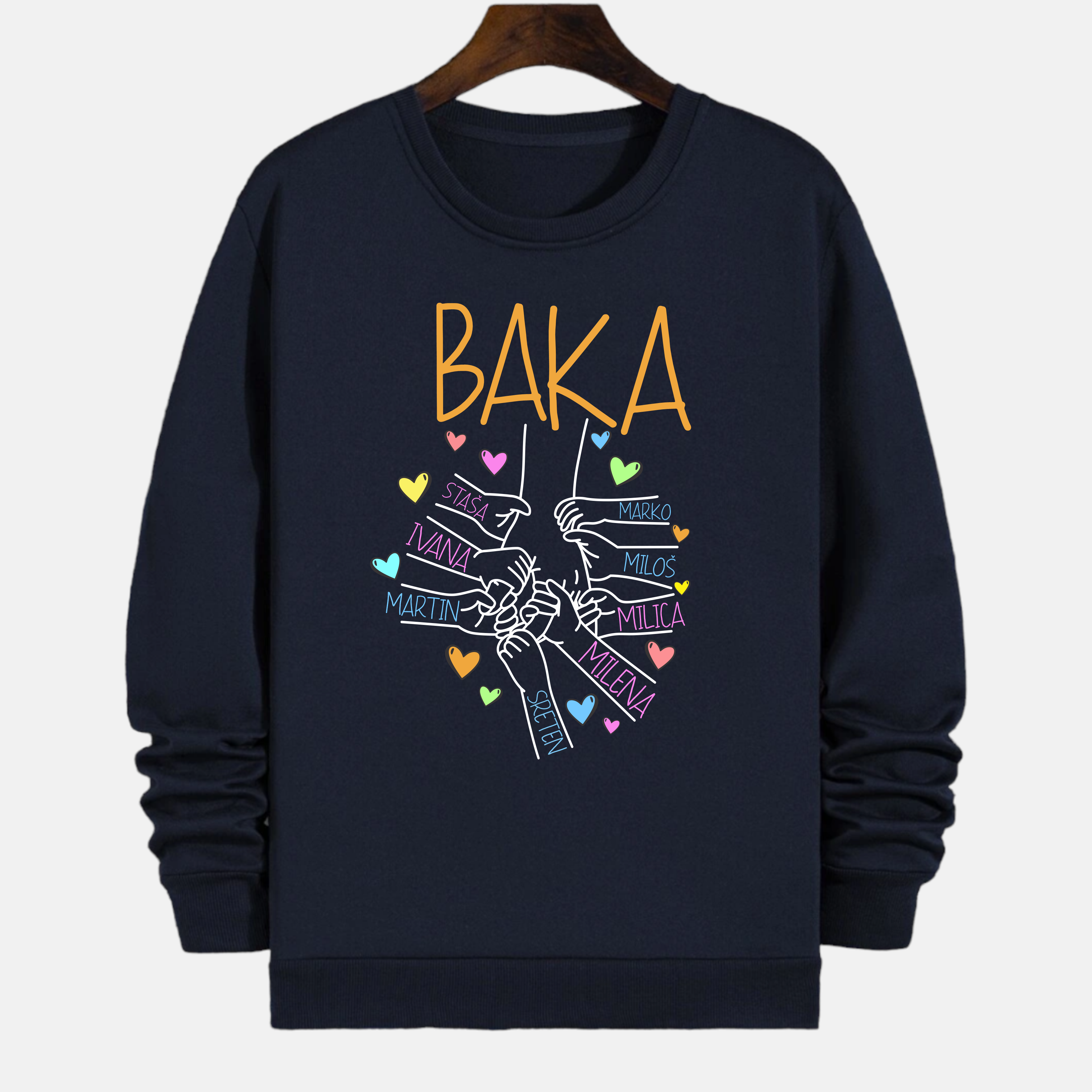 Duks Baka i unuci – personalizovani poklon sa imenima dece (do 8 imena)