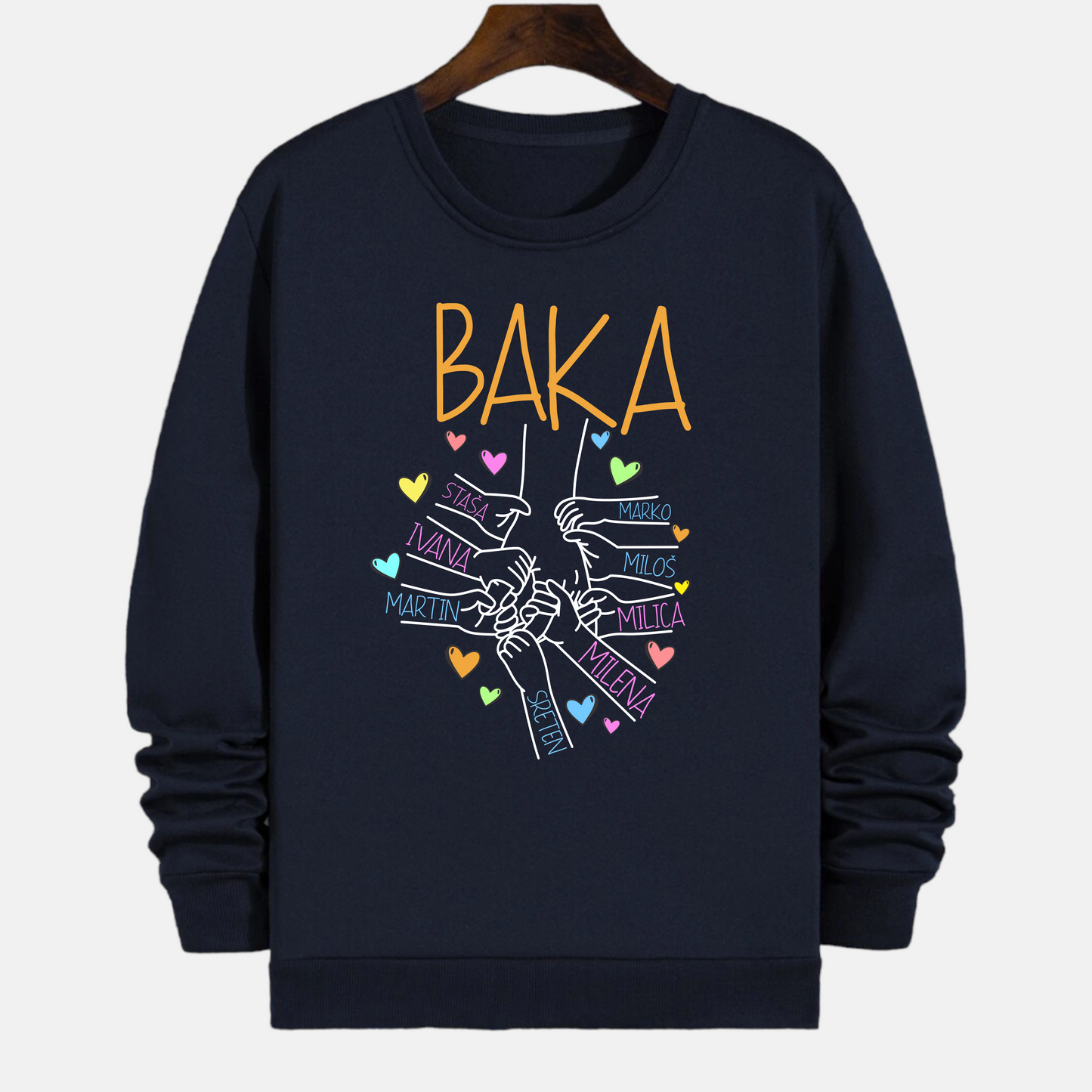 Duks Baka i unuci – personalizovani poklon sa imenima dece (do 8 imena)