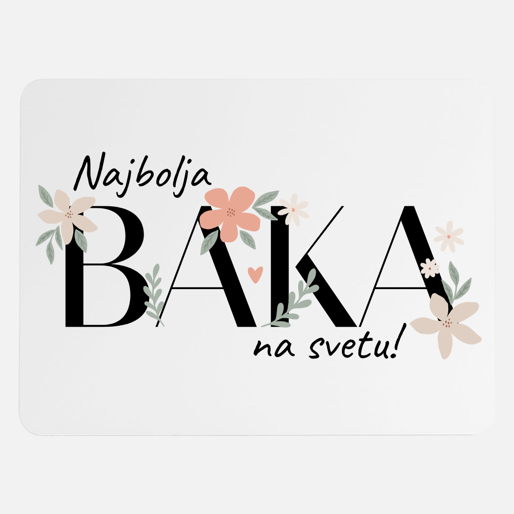 Slika ram - Najbolja baka na svetu