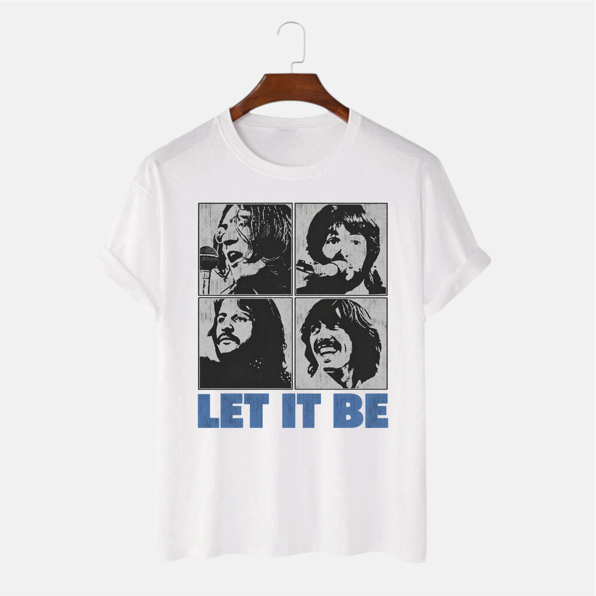 Majica - The Beatles Let It Be Distressed