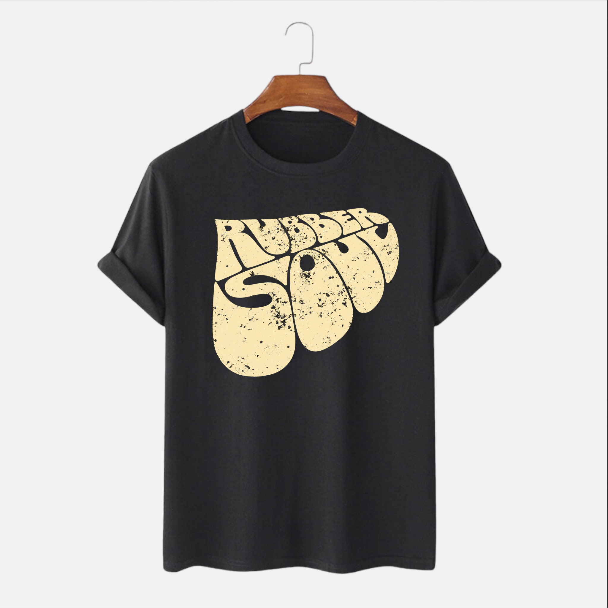 Majica - The Beatles Rubber Soul Black Gold