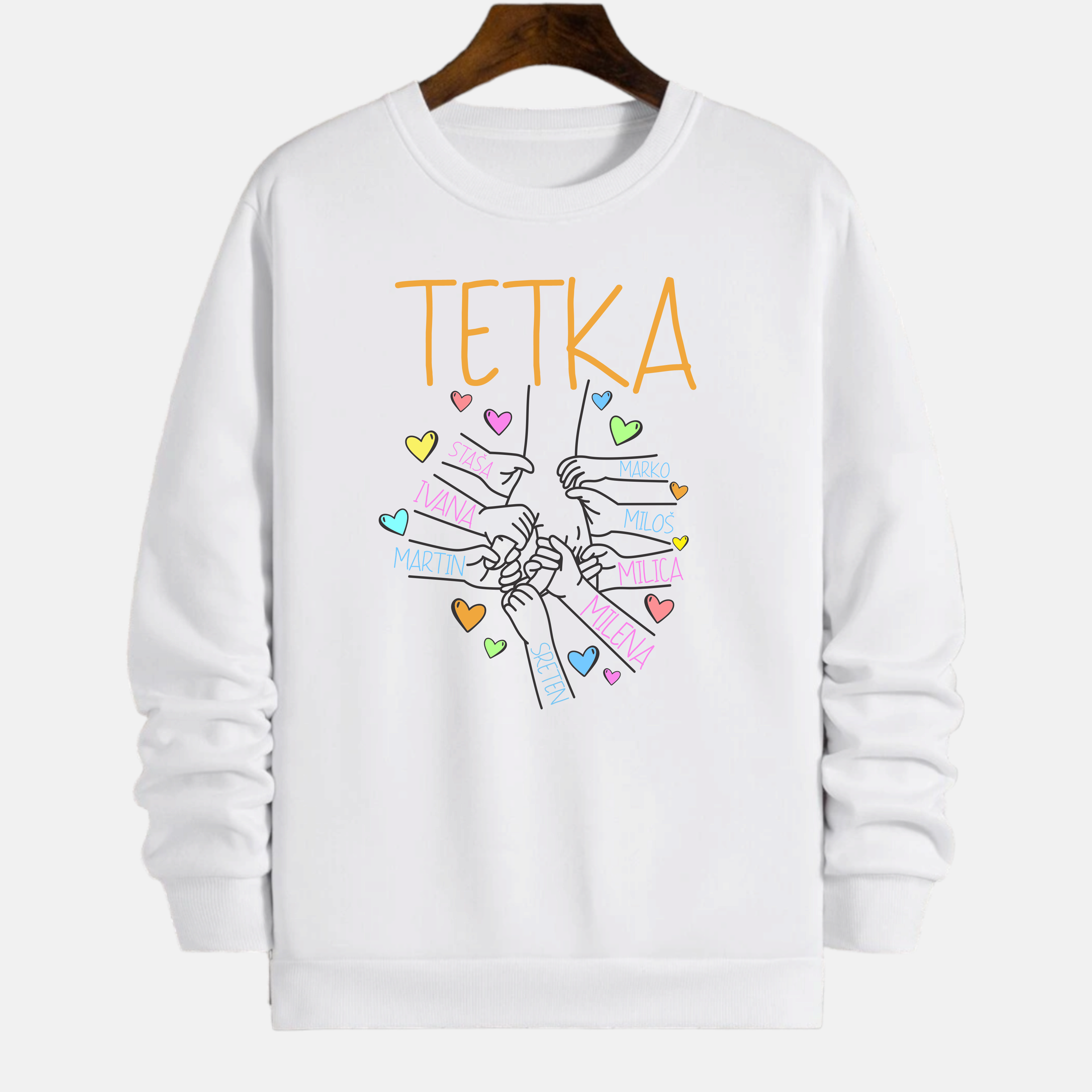 Duks Tetka i deca – personalizovani poklon sa imenima dece ( do 8 imena )