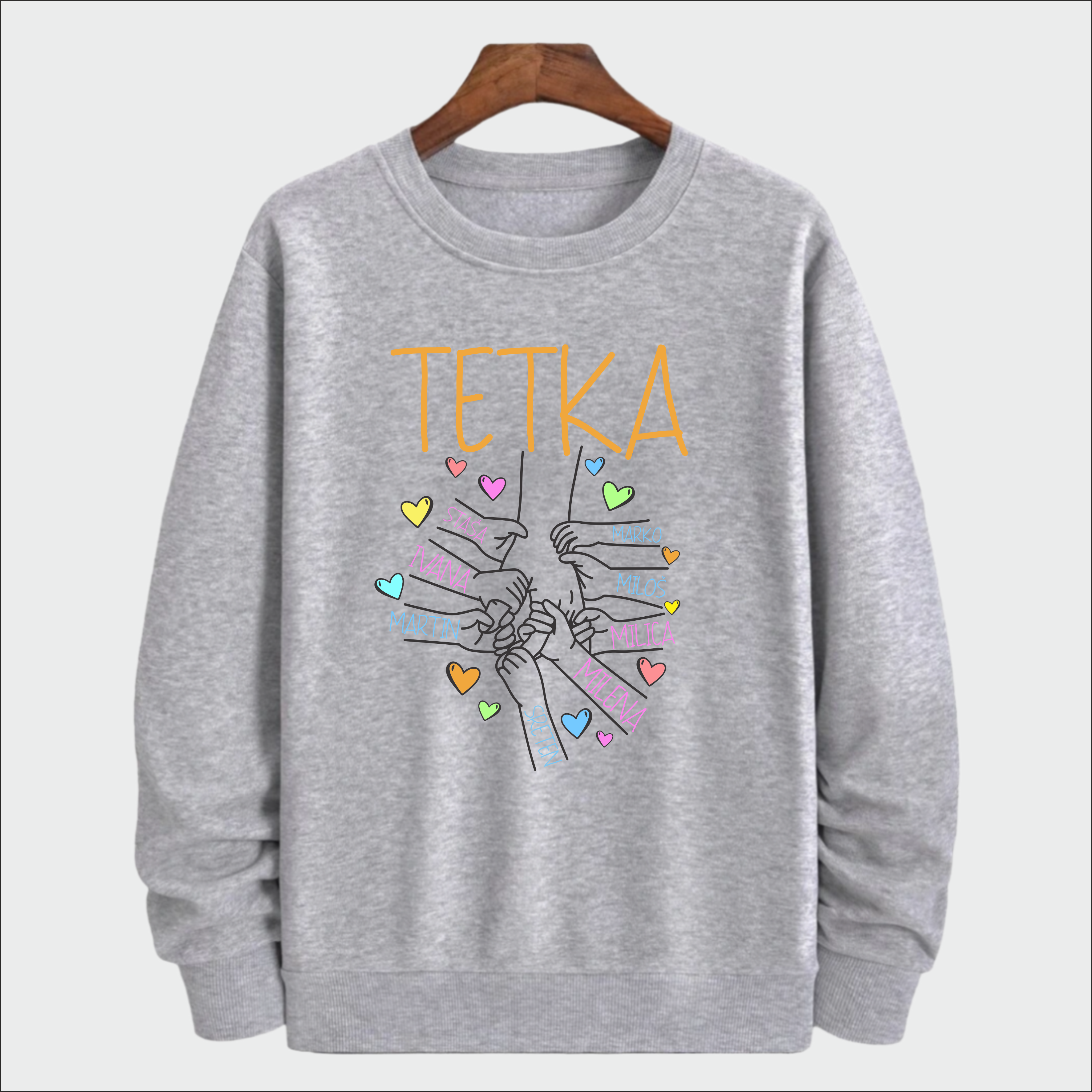 Duks Tetka i deca – personalizovani poklon sa imenima dece ( do 8 imena )