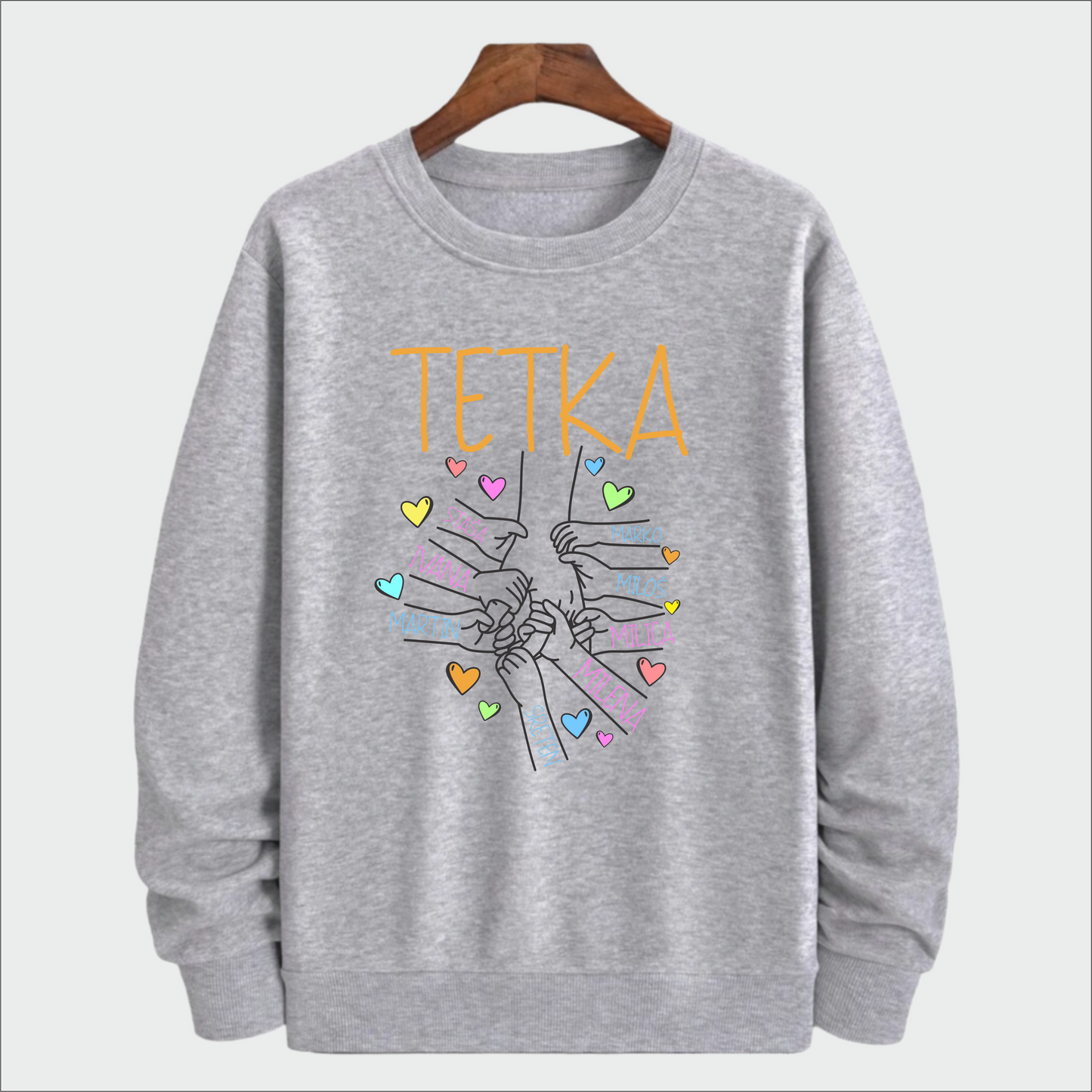 Duks Tetka i deca – personalizovani poklon sa imenima dece ( do 8 imena )