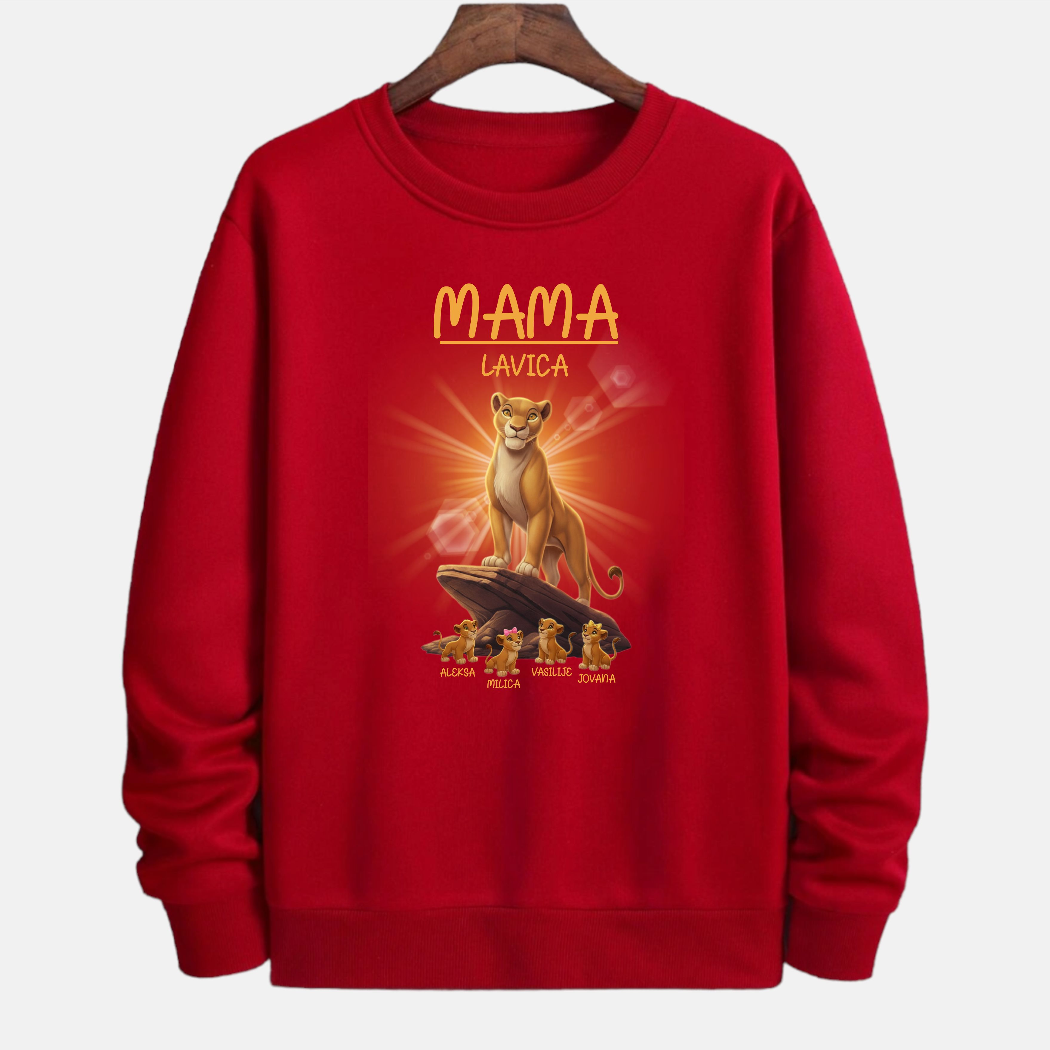 Duks-Mama lavica I sa imenima dece