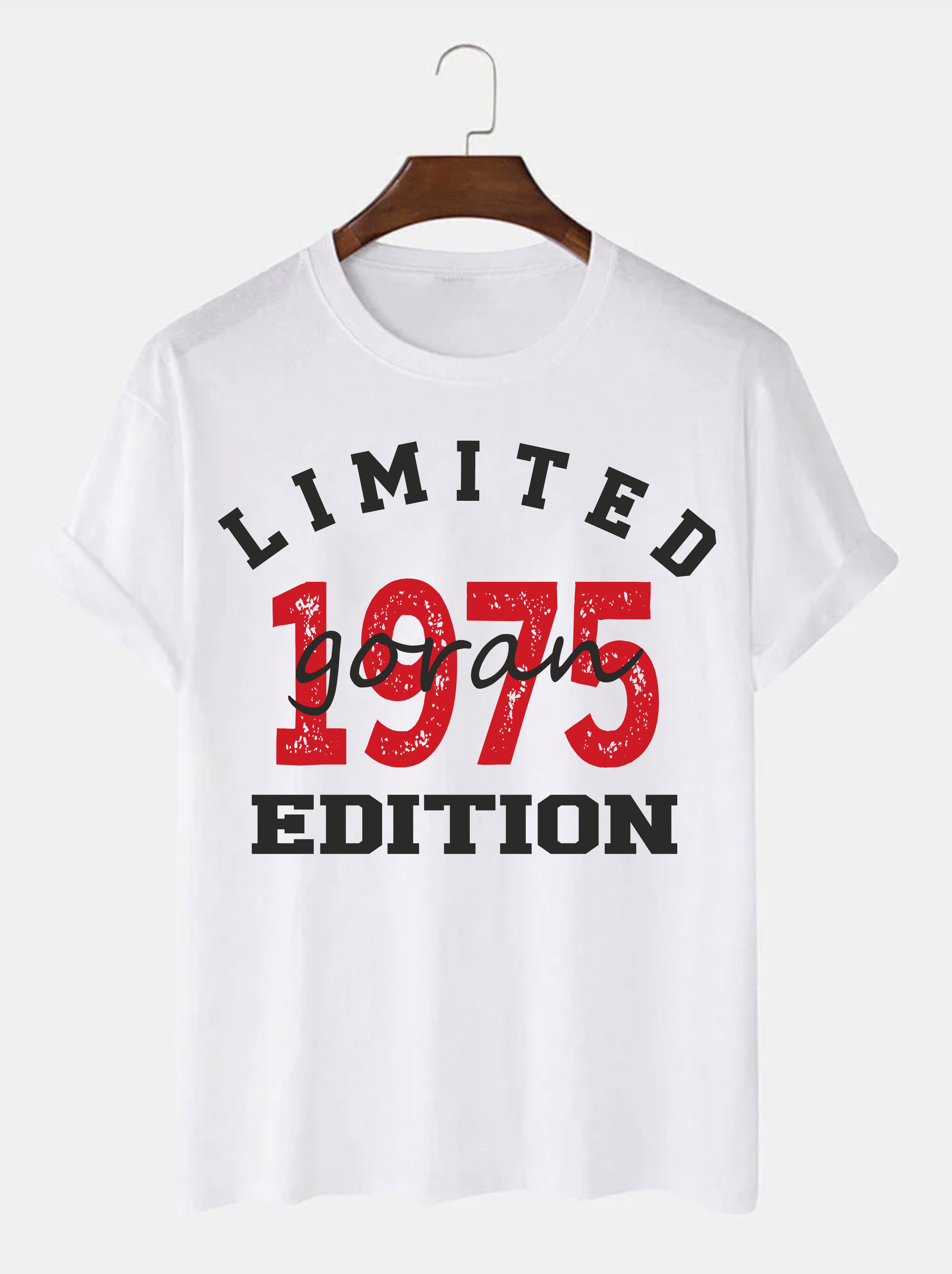 personalizovana pamučna majica sa imenom i godinom rođenja