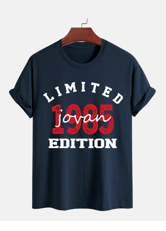 personalizovana majica limited edition sa imenom i godinom rođenja