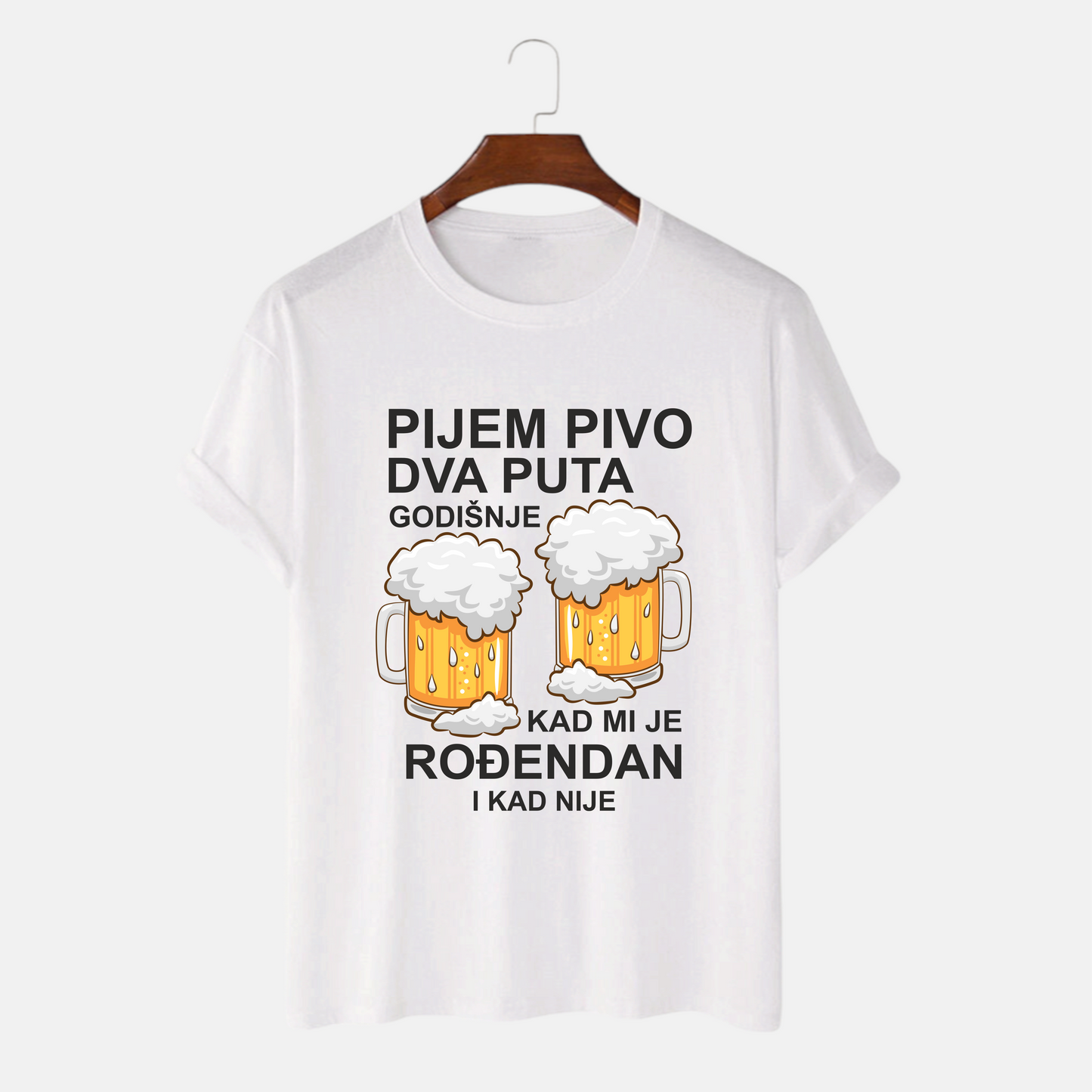 Majica - Pijem pivo dva puta godišnje