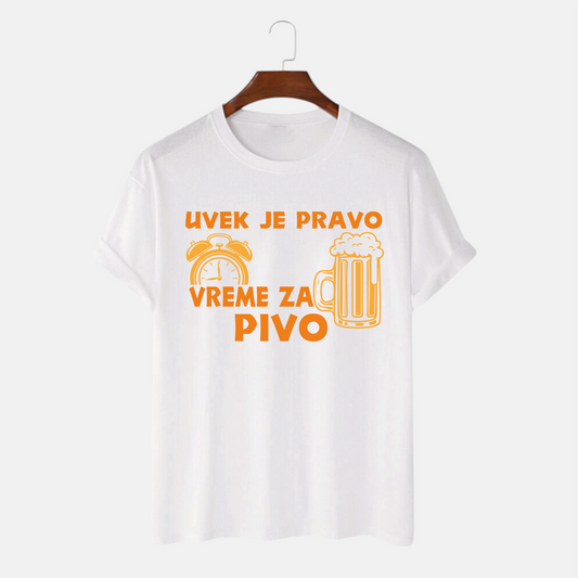 Majica - Uvek je pravo vreme za pivo