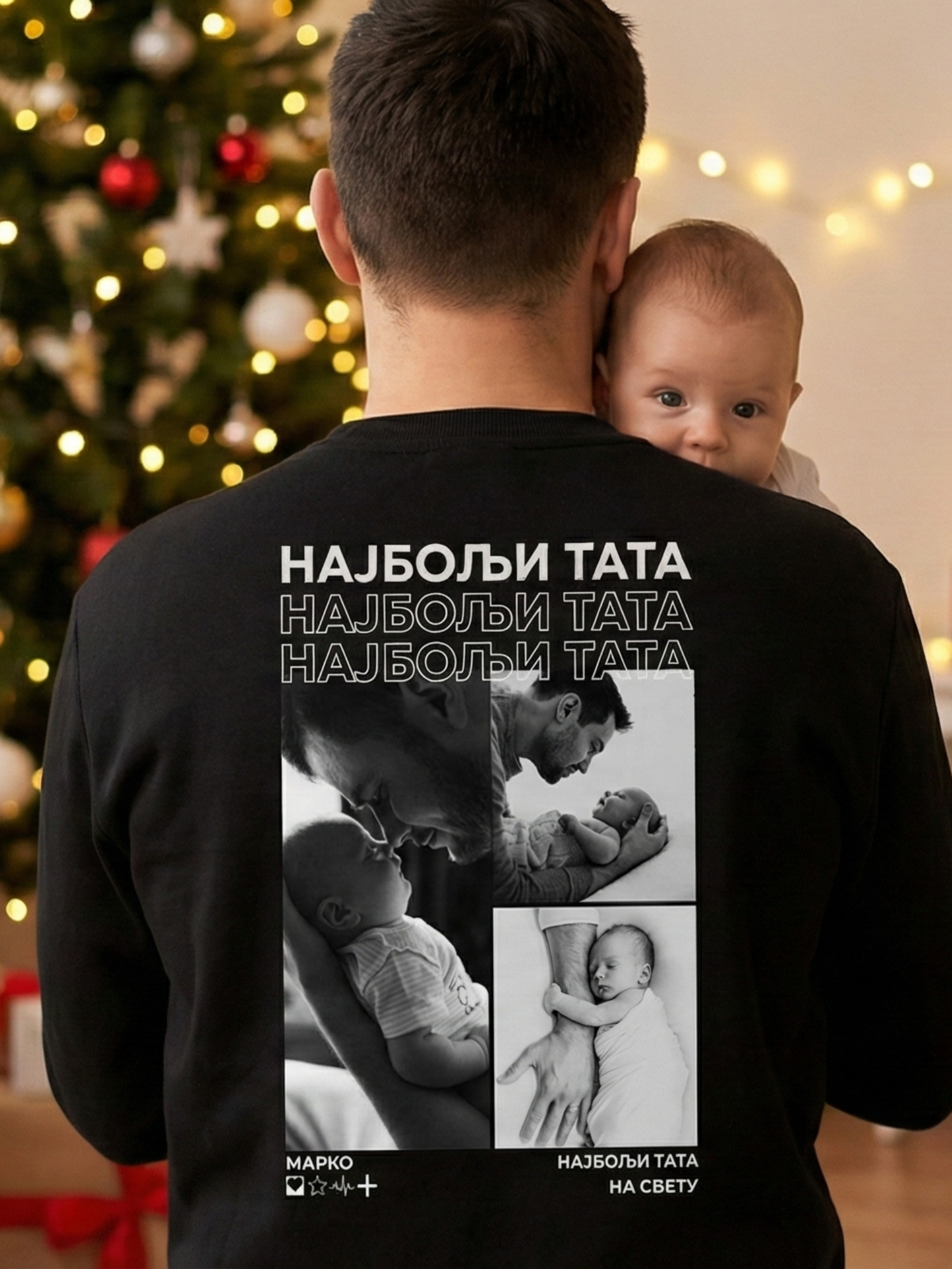 Personalizovani Foto Duks - Najbolji Tata