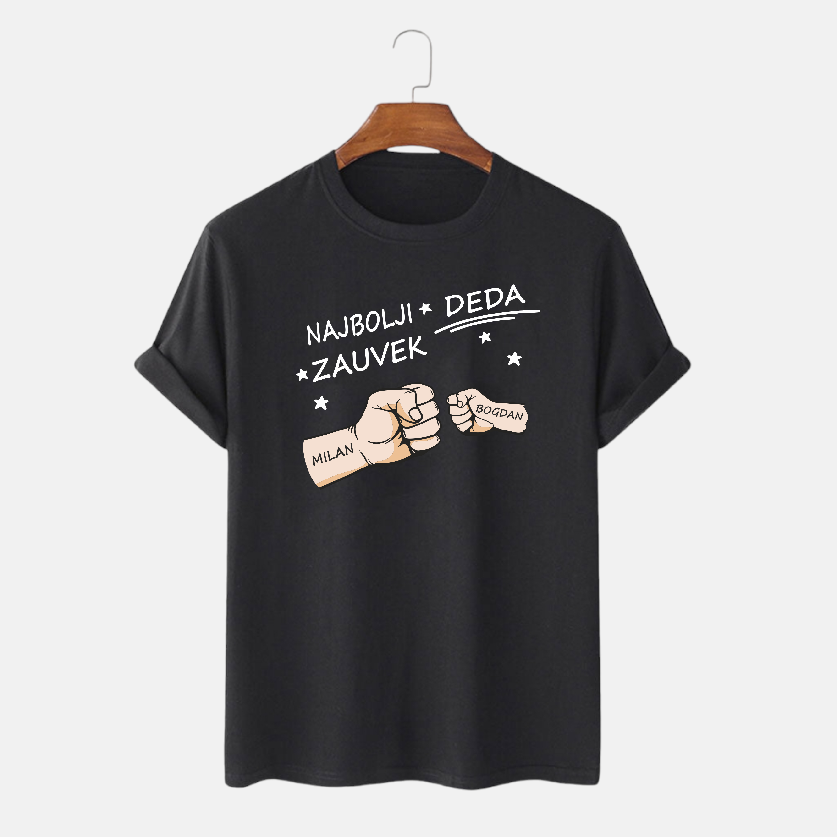 Majica Najbolji Deda Zauvek – Personalizovana sa imenima dece | Savršen poklon za Dedu