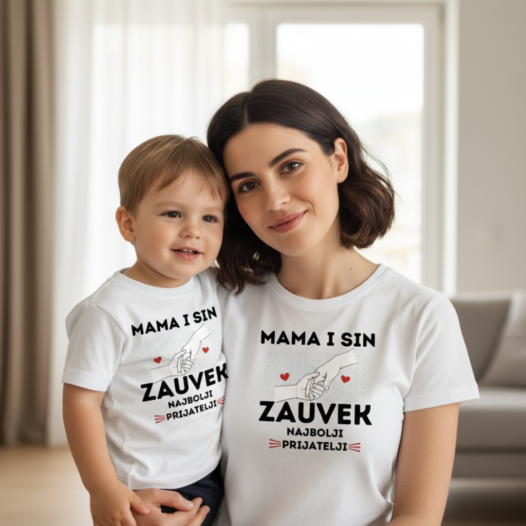 Majica - Mama i Sin najbolji prijatelji zauvek komplet
